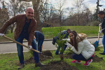 Planting of trees in Sofia 2