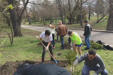 Planting of trees in Sofia 8