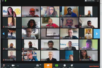 Rotary Clubs Joint International Online Meeting 1